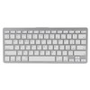 Wireless Keyboard Mini 78 Keys Ultra Thin Portable White Computer