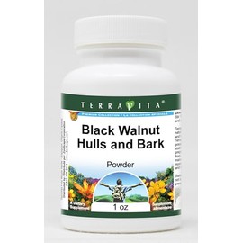 Black Walnut Hulls and Bark Powder (1 oz, ZIN: 510717)