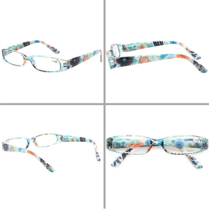 Kerecsen Women's Reading Glasses 4 Pairs Ladies Fashion Spring Hinge