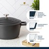 masterclass Cast Aluminium Induction-Safe Non-Stick Casserole Dish, 4 L (7