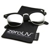 zeroUV - Premium Half Frame Horn Rimmed Sunglasses with Metal
