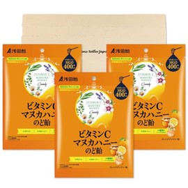 浅田飴 ビタミンCマヌカハニーのど飴 60g ×3袋セット PSJBOX のど飴