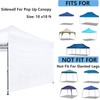 Joramoy Instant Canopy Sunwall 10×10 for Pop Up Canopy, Waterproof,