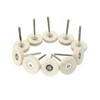 MJIYSGS 10Pcs T Shape Felt Polishing Buffing Wheel with Shank
