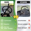RASTP 13.8'' Golf Cart Steering Wheel for Club Car DS