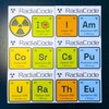 Radioactive Elements Set of Laptop or Bottle Stickers for Physics