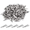 100PCS 1.06IN / 27mm Mini Metal Alligator Clips, Crocodile Clamps