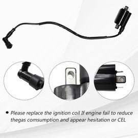 2PCS Ignition Coil AM120732 Fit for Kawasaki Mule 3010 4010 2510 2500 2520 3000 3020 4000 4010 KAF 620 650 FD620D FD611V FD661D FD440V FD501D FD501V VN 800 Vulcan Coil Replace 21121-2083 21121-2064
