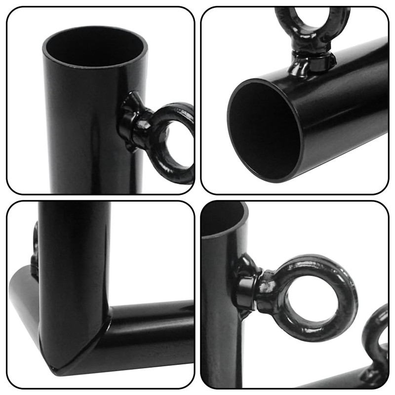 FUXIN 3-Way Corner Canopy Fitting, 1-3/8 inch Metal Elbow Connector