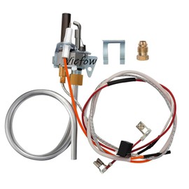 100112330 9007876 9007877 Water Heater Pilot Assembly Nat Gas Thermopile Assembly Compatible with Reliance Whirlpool A.O.Smith Kenmore State American Water 300 301 Series Heaters