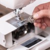 sourcing map Pack of 20 Metal Bobbins and Preplayed Sewing