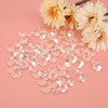 300pcs 20mm Transparent Acrylic Diamonds Crystals Pointed Beads Wedding Party