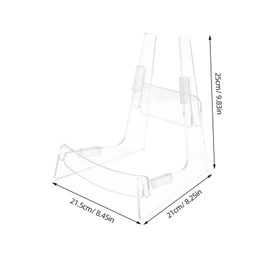BESPORTBLE Acrylic Guitar Display Stand for Electric Acoustic Bass Violin Ukulele Transparent Holder for Storage Display Durable Lightweight Design for Home Studio Use