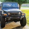 Allinoneparts Front Shark Grille Compatible with Jeep Wrangler Rubicon Sahara