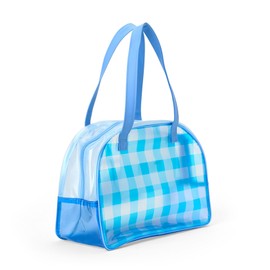 Sanrio 934321 Clear Boston Bag, Cinnamon Roll, PVC, Polyurethane, Approx. Width 13.4 x Depth 5.1 x Height 9.4 inches (34 x 13 x 24 cm) (*Does not include handle) Pool Supplies, Vinyl Bag, Name Space
