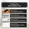 Decor Grates S610W-WH Scroll Design Wall/Ceiling Register, 6x10 Inches, White