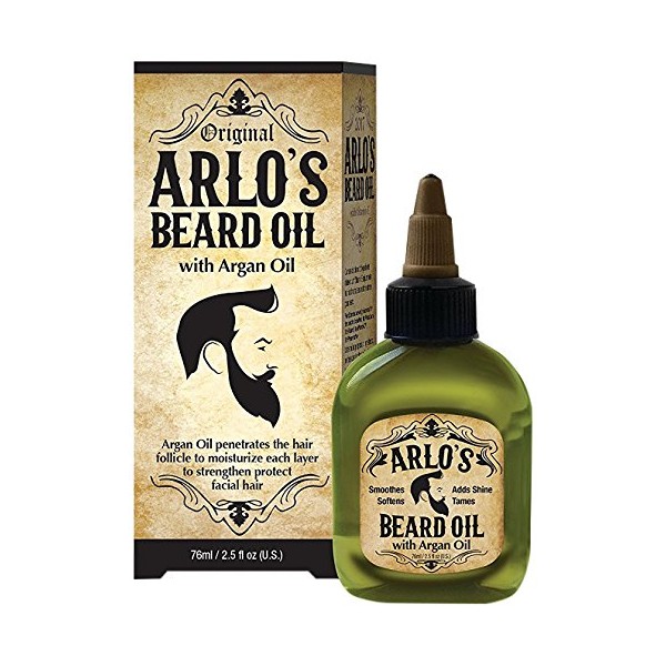 Arlo's Beard Oil with Argan Oil, 2.5 Fluid Ounce