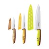 DAJLFA 3PCS Kitchen Knives, Stainless Steel Knife Set With Sheath,