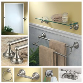 Gatco 4332 Tiara Towel Ring, Satin Nickel