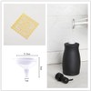 Dispensador de Jabón Negro Mate de Acero Inoxidable 304 para