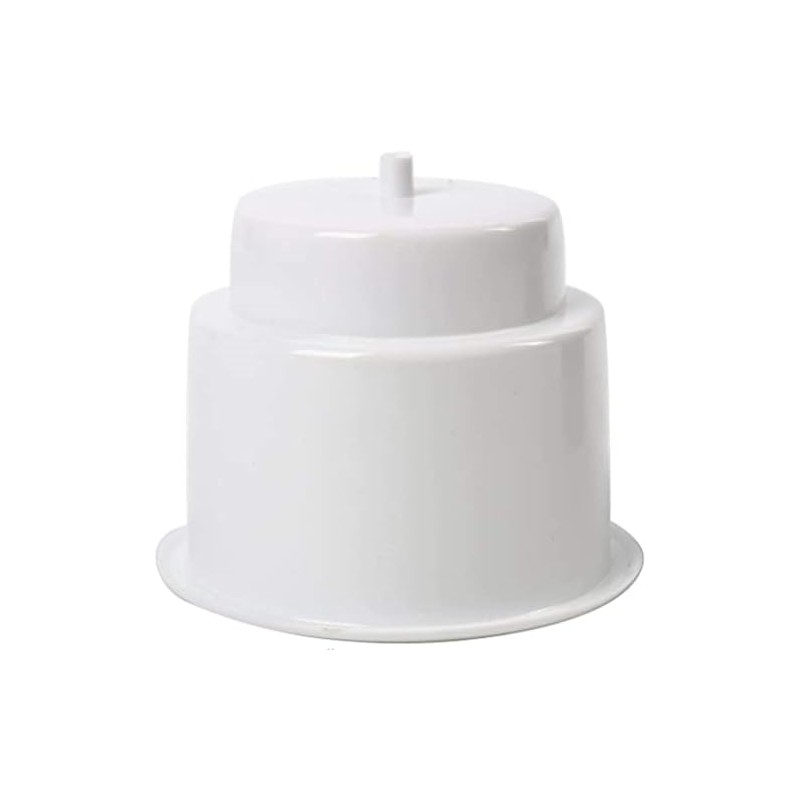 Manifish-made 2 Pieces Plastic White Cup Holder for Drinks with