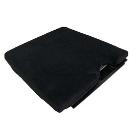 Car Console Covers Plus fits Ford F150 F250 2014-2022 with 40/20/40 Jump Seat Fleece Auto Armrest Center Console Cover Match Console Lid Shown and Open Handmade USA Black