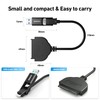 BENFEI SATA to USB Cable, 2in1 USB-C/USB 3.0 to SATA