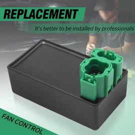 UOIENRT 38710-HM7-004 Cooling Fan Control CDI Box, Replacement for Honda Foreman 400 TRX400FW 4x4 2001-2004 450 TRX450S 4x4 S 1998-2001 450 TRX450FM 4x4 S 2002-2004