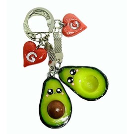 Dijes o Llaveros Aguacate Kawaii Parejas Novios Regalo San Valentin