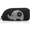ELEGANCE-E Glasses Case, Glasses Case, Sunglasses Case, Soft, Slim, Stylish,