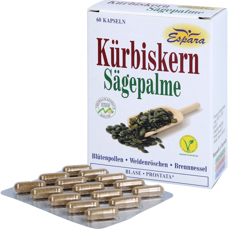 Kürbiskern-Sägepalme Kapseln