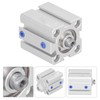Thin Air Cylinder Aluminum Double Acting Linear Reciprocating Motion Accessories
