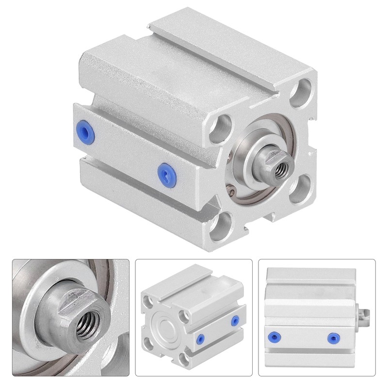 Thin Air Cylinder Aluminum Double Acting Linear Reciprocating Motion Accessories