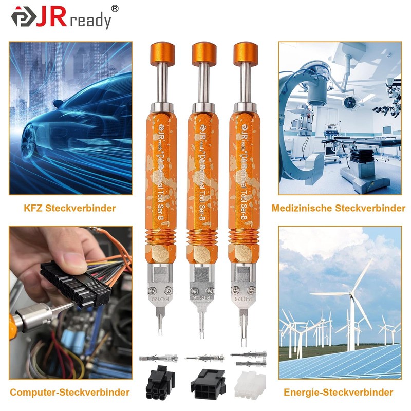 JRready 3pcs Mini-Fit Jr Molex Micro Fit Release Tool for
