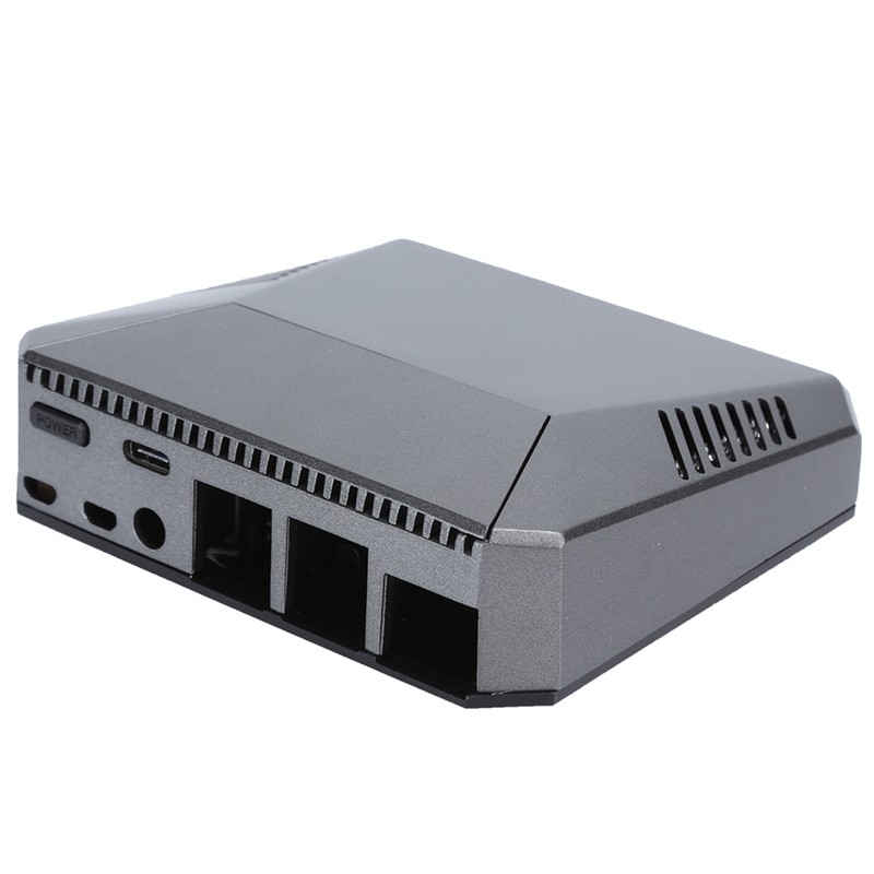 For Raspberry Pi 4B Case Mini Computer Aluminum Alloy Shell
