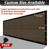 Amagenix Privacy Fence Scocha 4'x 69'Custom Size Mesh Fencing Shade