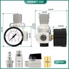 BOGERDACK 3/8" NPT Air Compressor Regulator, with 0-150 PSI Gauge,