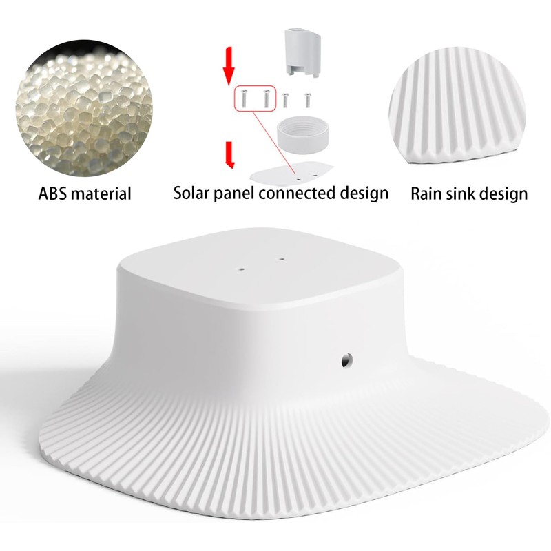 WOOGCSGO Sun Rain Cover for eufy Security SoloCam S340 -