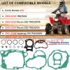 JINFANNIBI Cam Timing Chain Tensioner Arm Cover Gasket Kit for