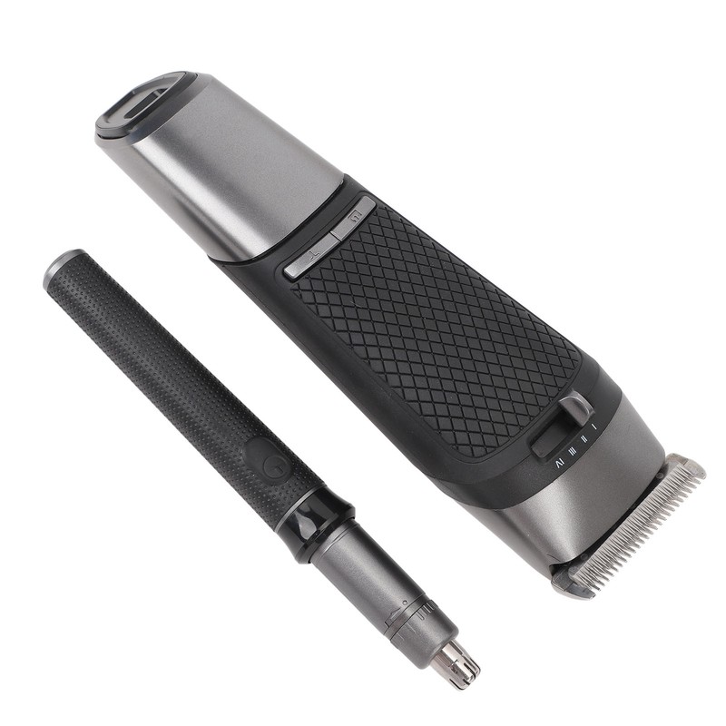 Hair Clipper Kit with Nose Trimmer LCD Display 2 Speed