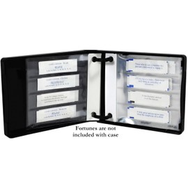 Fortune Cookie Fortune Collection Case, 10 Pages, Holds 40 Fortunes (Blue)