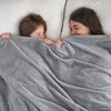 NEWCOSPLAY Super Soft Throw Size Blanket Grey Premium Silky Flannel
