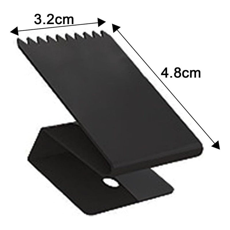 Byttlerom Hurricane Window Clips,Stainless Hurricane Board-Up Clips with Serrated Sections,Universal