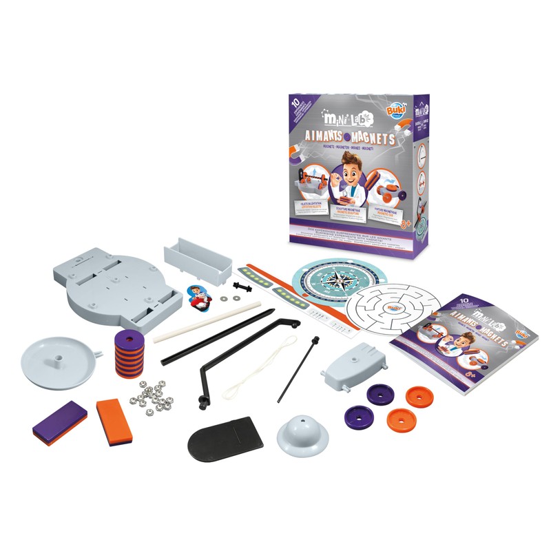 Buki 3018 Mini Lab Magnets Science Set with 10 Experiments