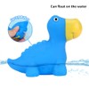 Dinosaur Bath Toy: 4-Piece Dinosaur Bath Toy with T-Rex Mother