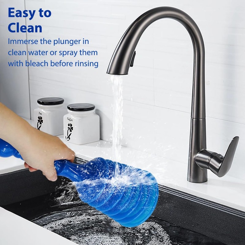 Armo® Mini Sink Plunger Sink Bathroom Shower Drain Unblocker Commercial
