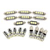 X AUTOHAUX 17pcs Canbus White Car Dome Map Reading LED