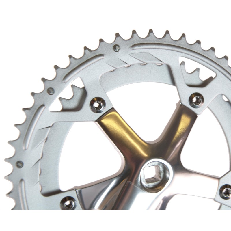 Ammaco Road Bike Alloy Chain Wheel set Double 52-42T Crank