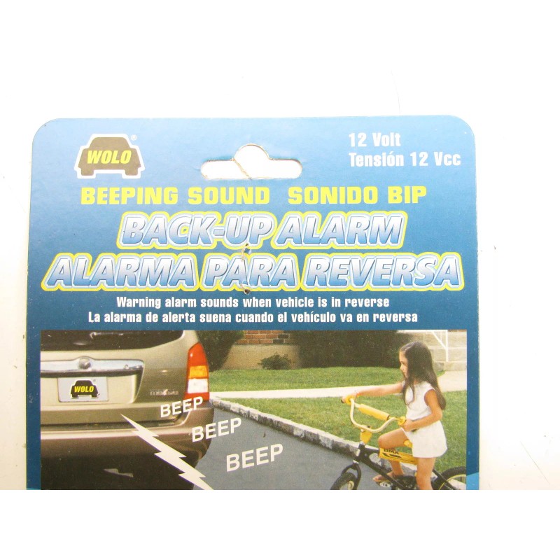 Wolo BA-52 Reverse Safety Warning Backup Alarm, Makes Beeping Noise,