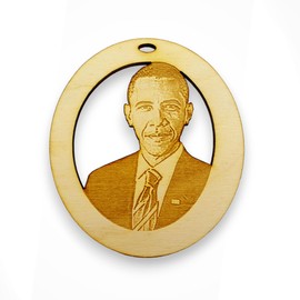 President Barack Obama Ornament | Obama Commemorative Ornament | Historical Christmas Decorations | 44th President Ornament